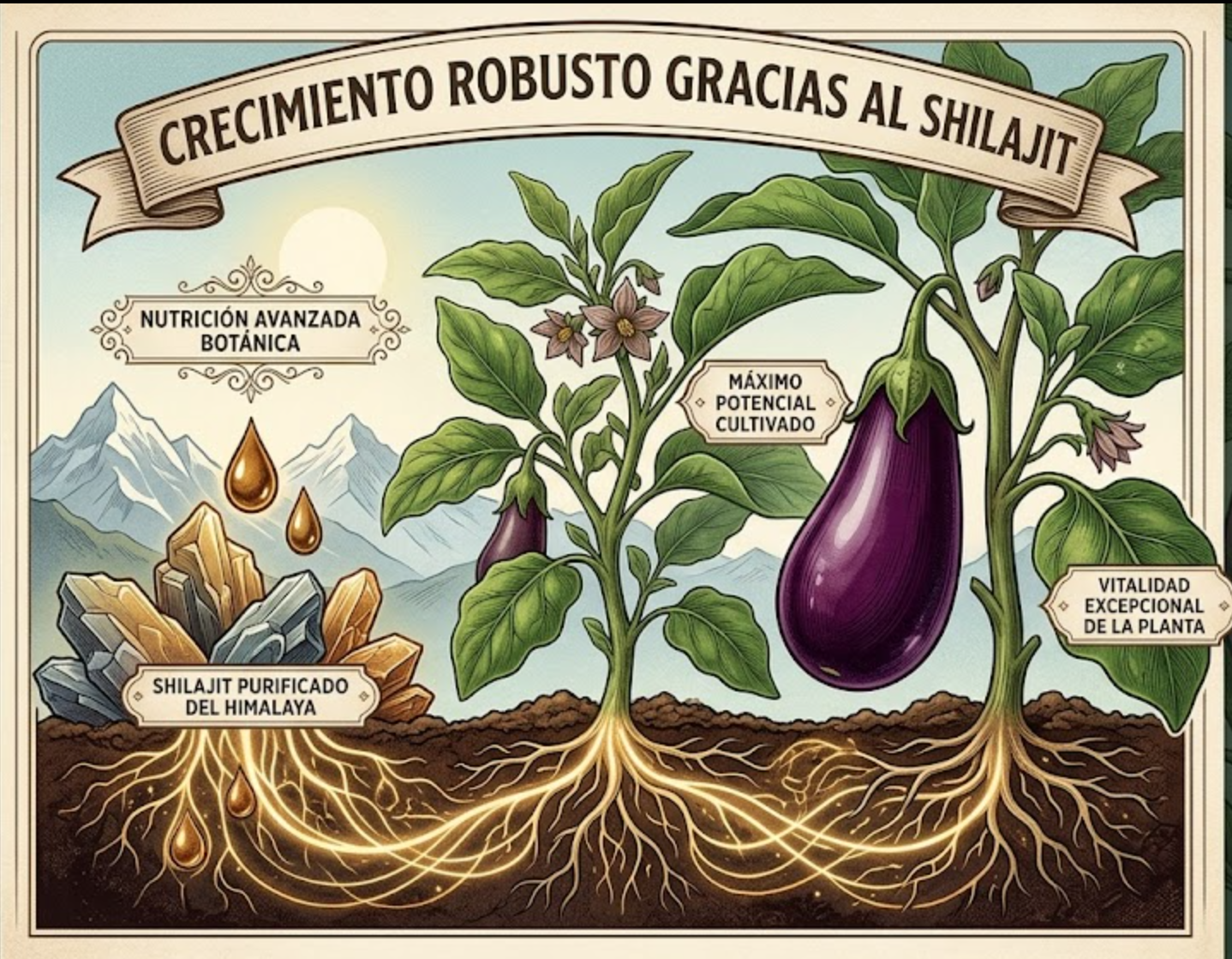 Crecimiento gracias al shilajit