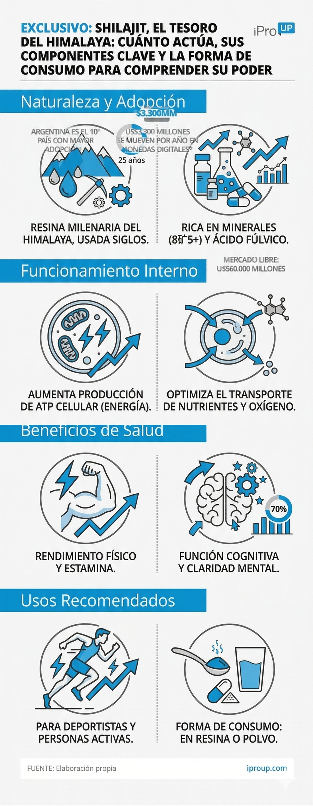 Cómo funciona el shilajit en el cuerpo