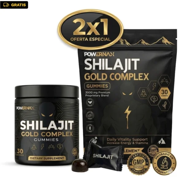 Gomitas Shilajit Gold Complex 2x1